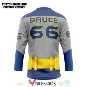 DC Comics Bat Personalized Hockey Jersey, Trending Gifts For Fans - Vesles2014s 1
