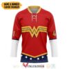 DC Comics Wonder Woman Personalized Hockey Jersey, Trending Gifts For Fans - Vesles2014s