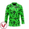 DC The Riddler Custom Hockey Jersey, Trending Gifts For Fans - Vesles2014s