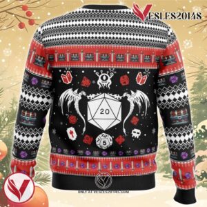 D&D Have Yourself A Merry Little Crit-Mas Dungeons and Dragons Ugly Christmas Sweater, Unique Christmas Gift For Fans - Vesles2014S 1