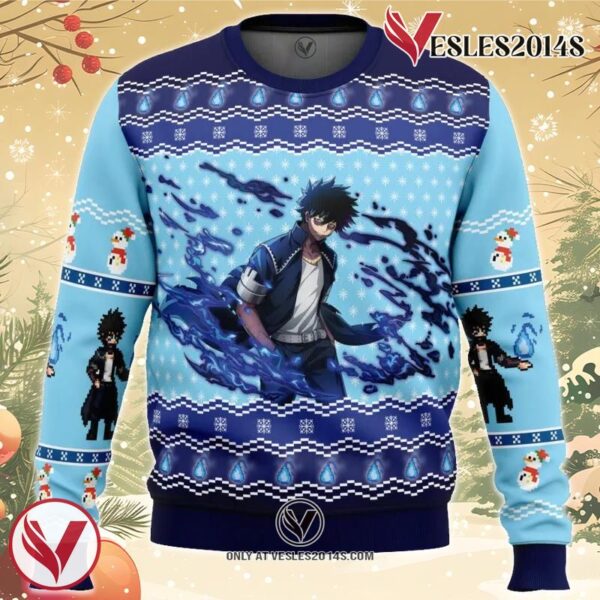 Dabi Blueflame My Hero Academia Ugly Christmas Sweater, Unique Christmas Gift For Fans - Vesles2014S