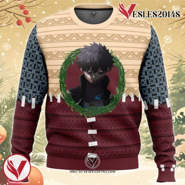 Dabi My Hero Academia Ugly Christmas Sweater, Unique Christmas Gift For Fans - Vesles2014S