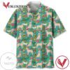 Dachsund Dog Lover 2 Print Short Sleeve Hawaiian Casual Shirt Vesles2014S