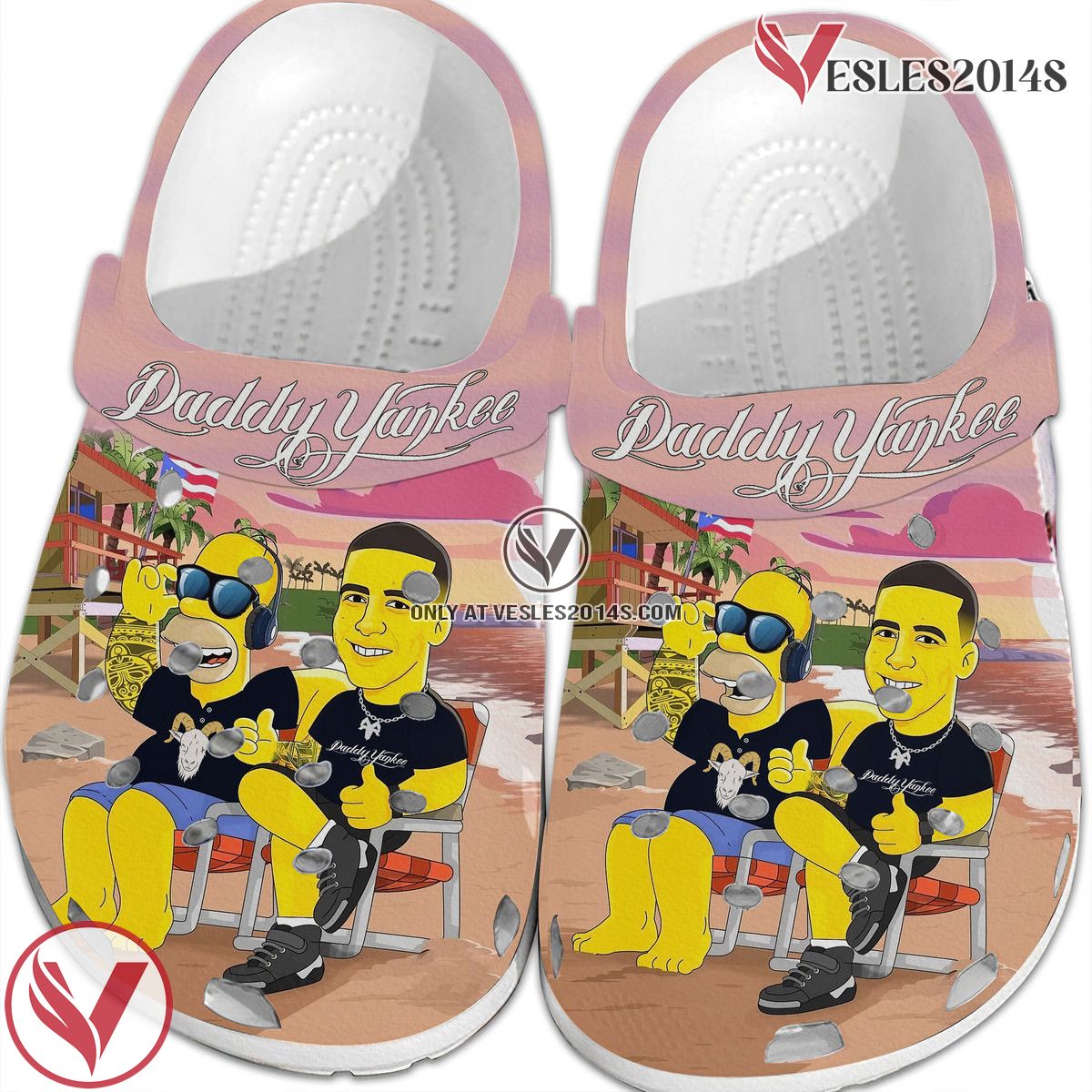 Daddy Yankee Music Crocs Crocband Clogs Shoes, Unique Gifts For Fans - Vesles2014S