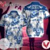 Daddysaurus Graphic Print Short Sleeve Hawaiian Casual Shirt Vesles2014S