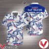 Daf Trucks Navy Tropical Floral White Hawaiian Shirt, Unique Gifts For Friends - Vesles2014S 1