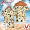 Daffy Duck Hawaiian Graphic Print Short Sleeve Hawaiian Casual Shirt Vesles2014S