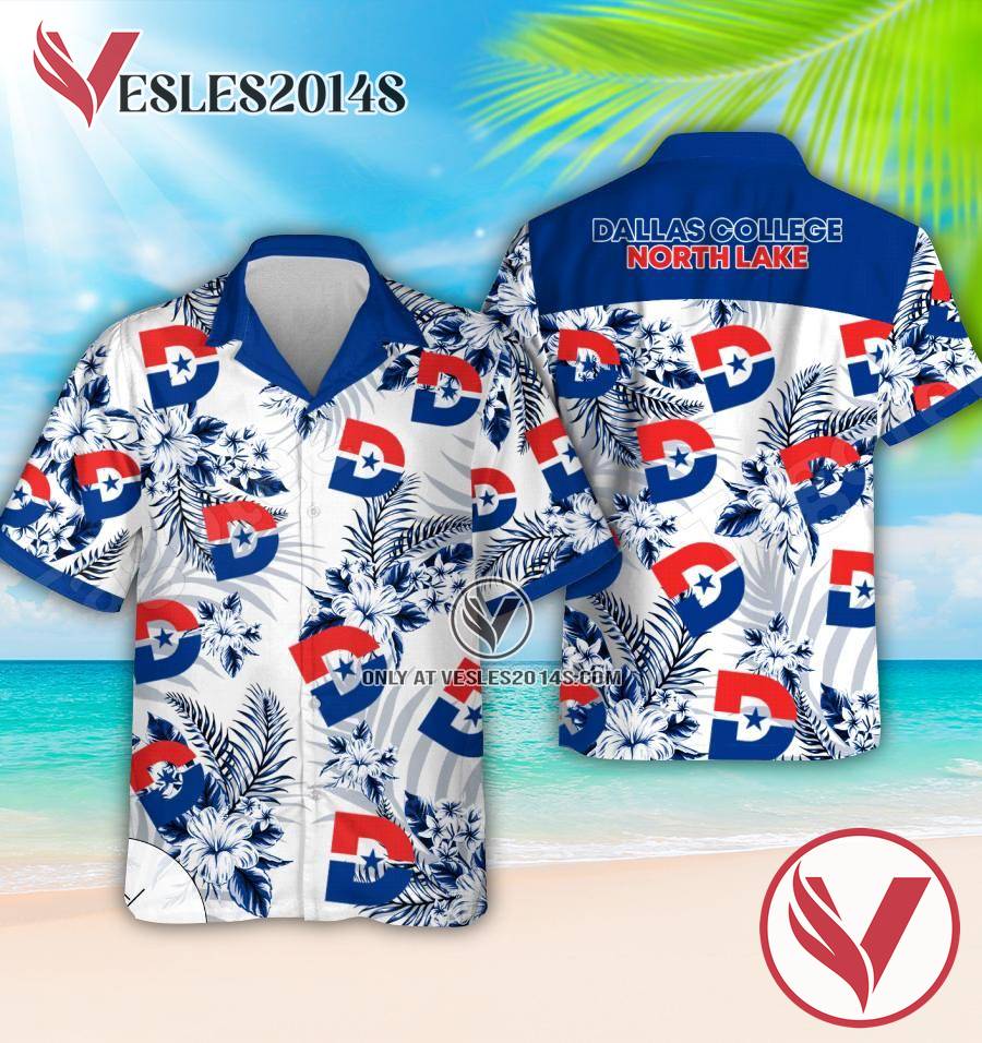 Dallas College North Lake Campus Logo Hawaiian Suit, Perfect Gifts Idea In Holiday - Vesles2014S 1
