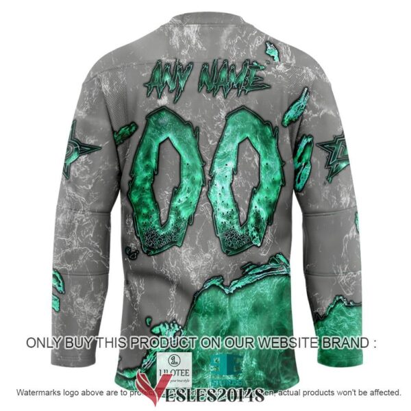 Dallas Stars Blood Personalized Hockey Jersey Shirt, Trending Gifts For Fans - Vesles2014s 1