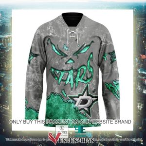 Dallas Stars Blood Personalized Hockey Jersey Shirt, Trending Gifts For Fans - Vesles2014s 2
