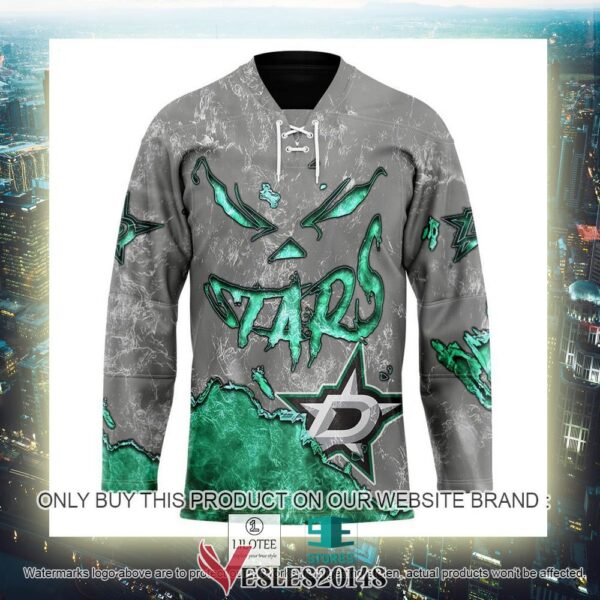 Dallas Stars Blood Personalized Hockey Jersey Shirt, Trending Gifts For Fans - Vesles2014s 2