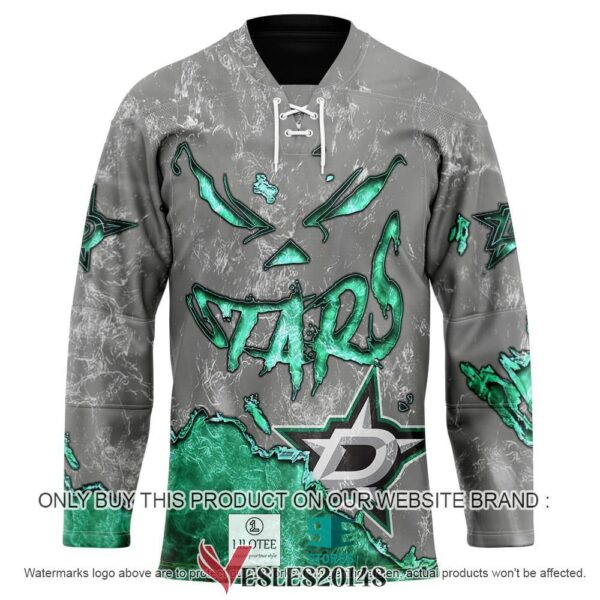 Dallas Stars Blood Personalized Hockey Jersey Shirt, Trending Gifts For Fans - Vesles2014s