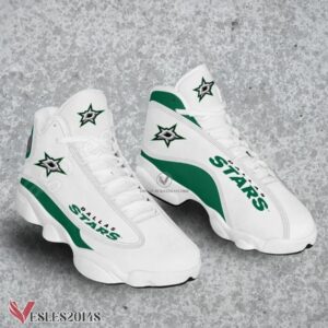 Dallas Stars Logo Air Jordan 13 Shoes, Best Sneaker Gifts For Fans - Vesles2014s