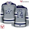 Dallas Stars x Cowboys Grey Jamie Benn Mashup Hockey Jersey - Vesles2014S