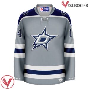 Dallas Stars x Cowboys Grey Jamie Benn Mashup Hockey Jersey - Vesles2014S 2