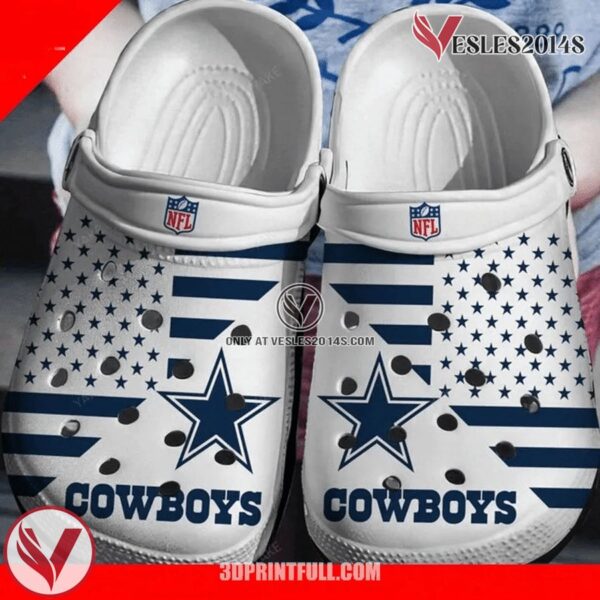 Dallas Team Gift For Fan Rubber Crocband Clog, Unique Gift From  Vesles2014S