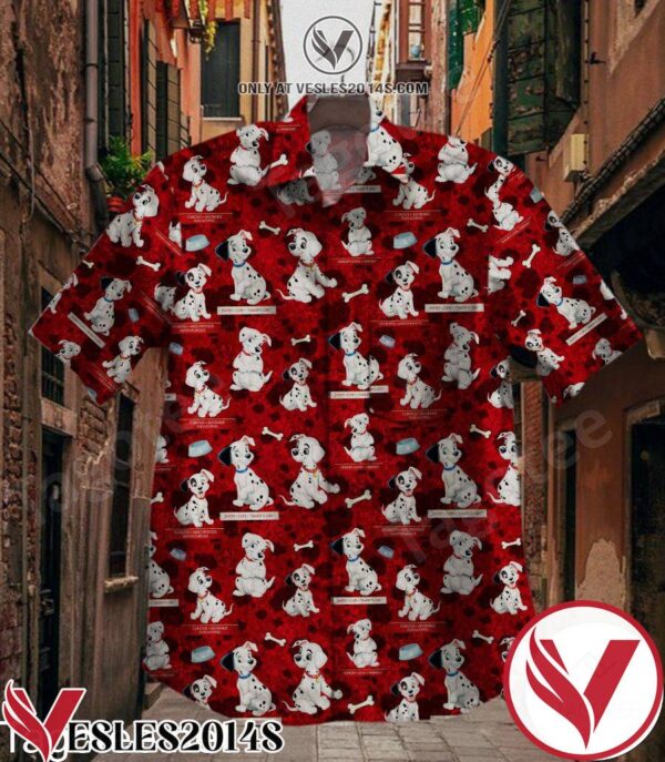 Dalmatian Sweet Cute Daddy’s Girl Red Hawaiian Shirt, Unique Gifts For Friends - Vesles2014S 1