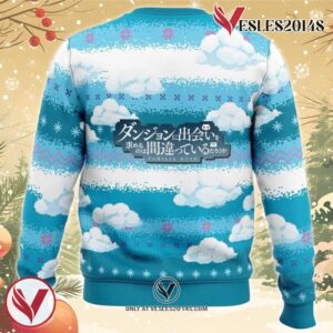 DanMachi Ugly Christmas Sweater, Unique Christmas Gift For Fans - Vesles2014S 1