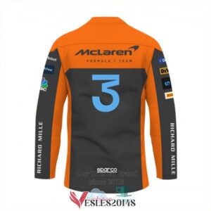 Daniel Ricciardo McLaren F1 Team Accelerating Transformation Hockey Jersey, Trending Gifts For Fans - Vesles2014s 2