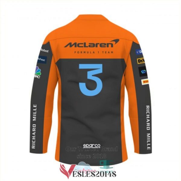 Daniel Ricciardo McLaren F1 Team Accelerating Transformation Hockey Jersey, Trending Gifts For Fans - Vesles2014s 2