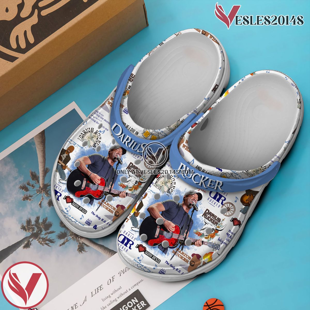 Darius Rucker Music Crocs Crocband Clogs Shoes, Unique Gifts For Fans - Vesles2014S 3