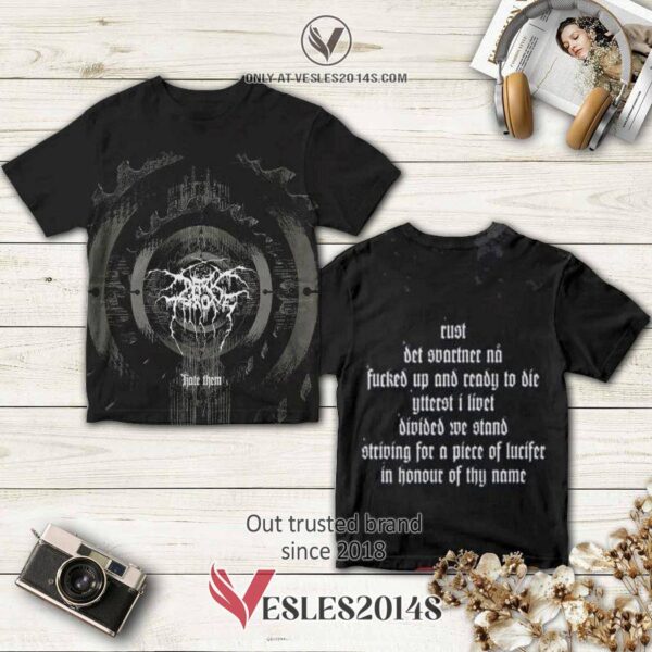Darkthrone Band Hate Them Album 3D T-Shirt, Perfect Gifts For Music Lovers - Vesles2014S