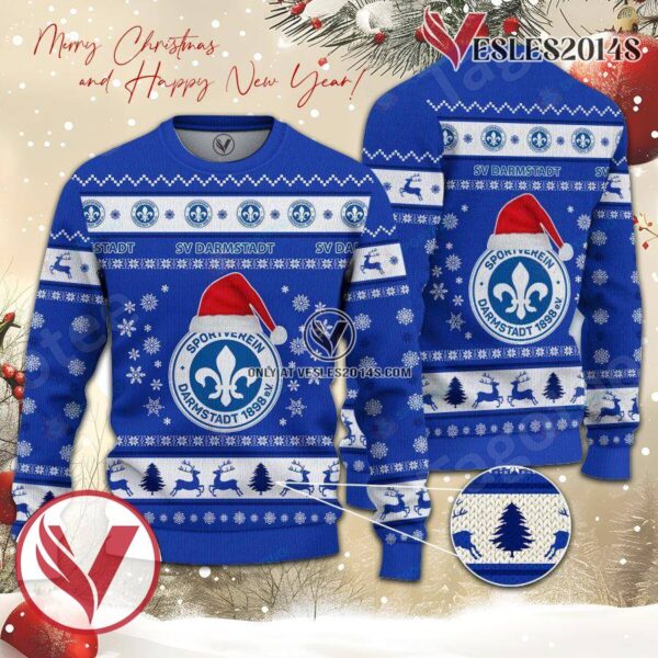 Darmstadt 98 Sport Ugly Christmas Sweater, Unique Gifts For Fans - Vesles2014aS 1