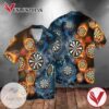 Darts Sports For Men And Women Graphic Print Short Sleeve Hawaiian Casual Shirt Vesles2014S