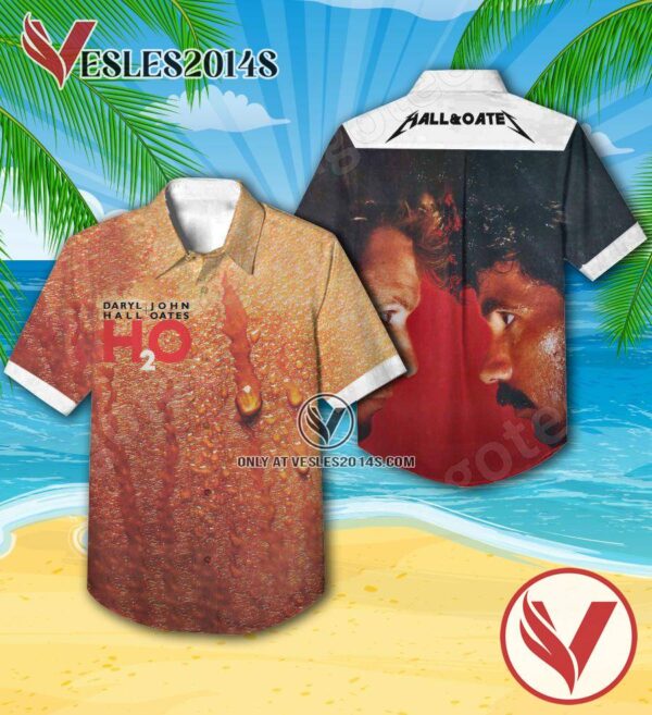 Daryl Hall And John Oates H2o Album Cover Hawaiian Shirt, Unique Gifts For Music Lovers - Vesles2014S