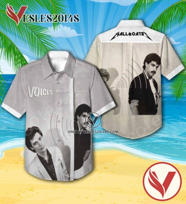 Daryl Hall And John Oates Voices Album Cover Hawaiian Shirt, Unique Gifts For Music Lovers - Vesles2014S