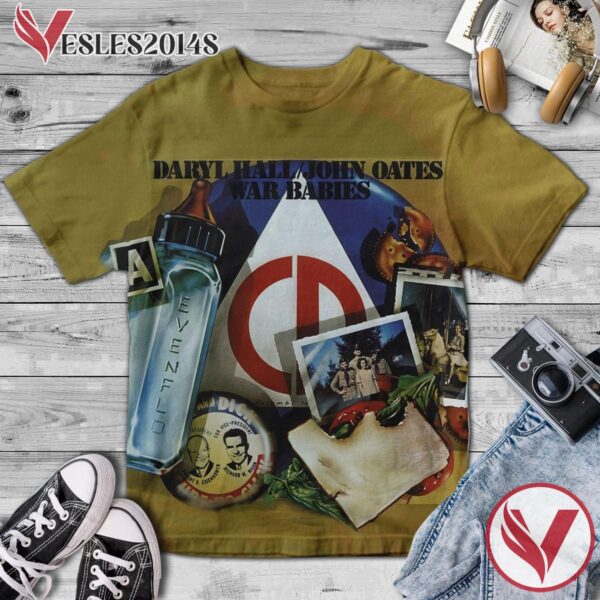 Daryl Hall And John Oates War Babies Album Cover Shirt, Perfect Gifts For Music Lovers - Vesles2014S
