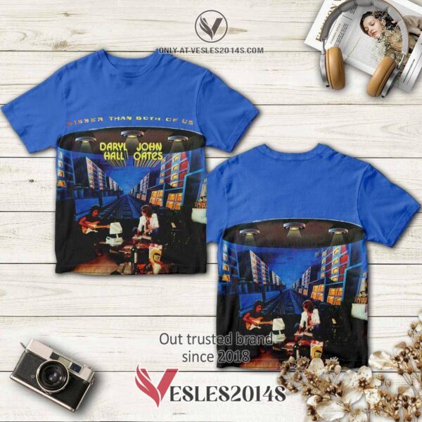 Daryl Hall & John Oates Bigger Than Both Of Us Album 3D T-Shirt, Perfect Gifts For Music Lovers - Vesles2014S