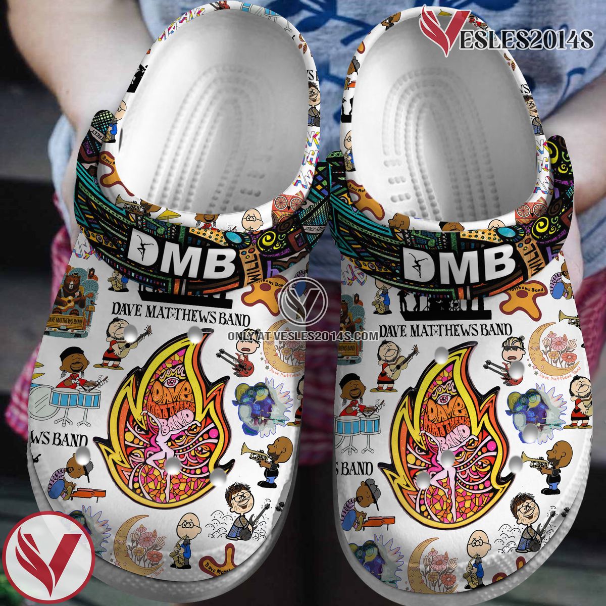 Dave Matthews Band Music Crocs Crocband Clogs Shoes, Unique Gifts For Fans Style 12 - Vesles2014S