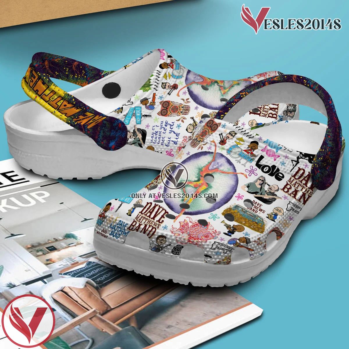 Dave Matthews Band Music Crocs Crocband Clogs Shoes, Unique Gifts For Fans Style 14 - Vesles2014S 2