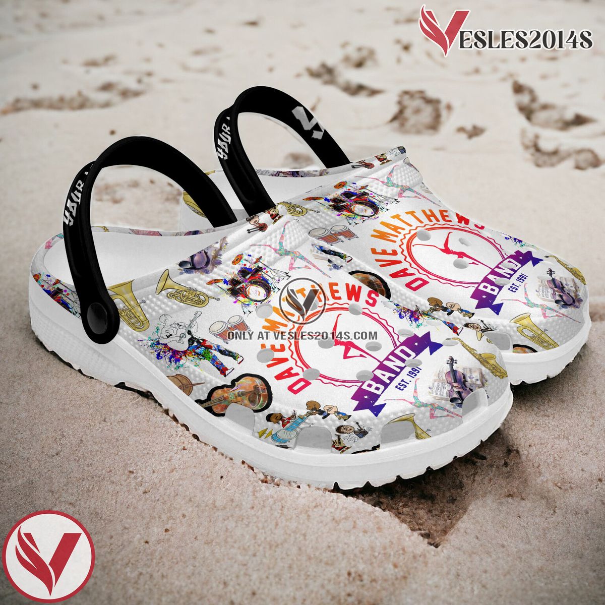 Dave Matthews Band Music Crocs Crocband Clogs Shoes, Unique Gifts For Fans Style 19 - Vesles2014S 2