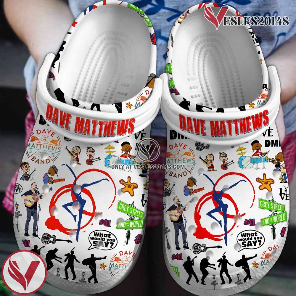 Dave Matthews Band Music Crocs Crocband Clogs Shoes, Unique Gifts For Fans Style 6 - Vesles2014S