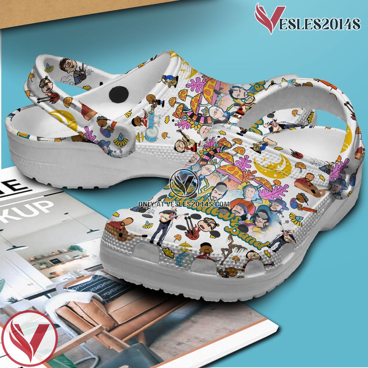 Dave Matthews Band Music Crocs Crocband Clogs Shoes, Unique Gifts For Fans Style 7 - Vesles2014S 3