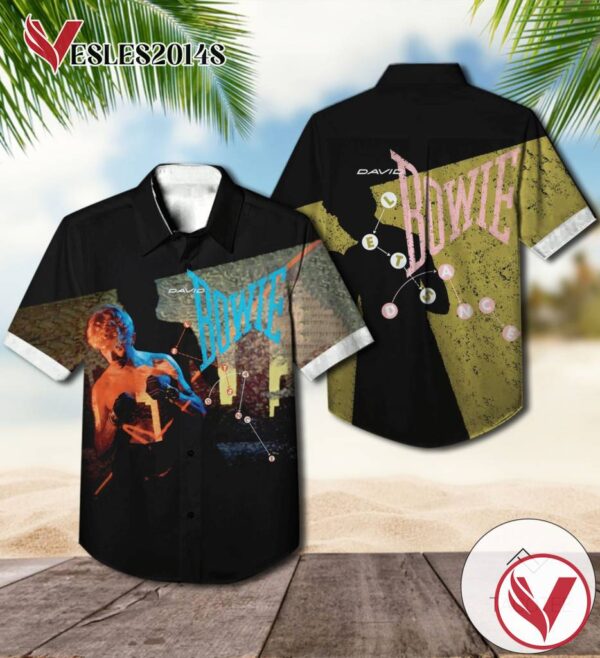 David Bowie Let's Dance Album Cover Hawaiian Shirt, Best Gift For Music Lovers Vesles2014S