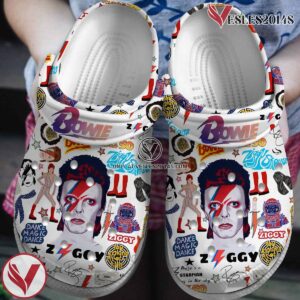 David Bowie Music Crocs Crocband Clogs Shoes, Unique Gifts For Fans Style 10 - Vesles2014S