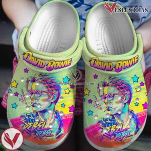 David Bowie Music Crocs Crocband Clogs Shoes, Unique Gifts For Fans Style 11 - Vesles2014S