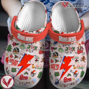 David Bowie Music Crocs Crocband Clogs Shoes, Unique Gifts For Fans Style 13 - Vesles2014S