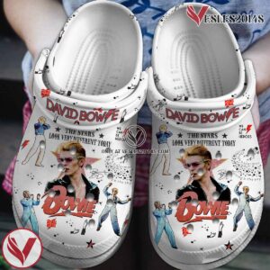 David Bowie Music Crocs Crocband Clogs Shoes, Unique Gifts For Fans Style 9 - Vesles2014S