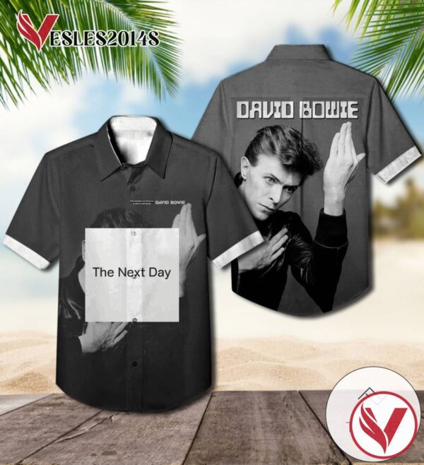 David Bowie The Next Day Album Cover Hawaiian Shirt, Best Gift For Music Lovers Vesles2014S