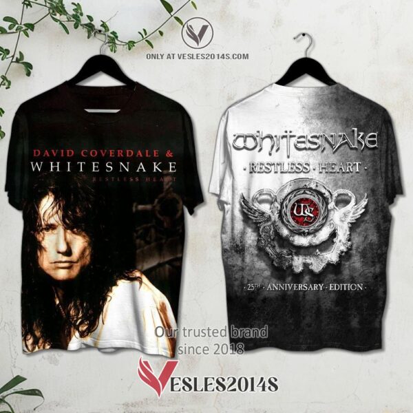 David Coverdale Restless Heart Album 3D Shirt, Unique Gifts For Music Lovers - Vesles2014S
