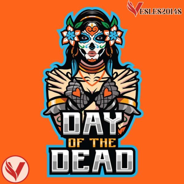 Day Of Dead Dia De Los Muertos Emblazoned La Catrina Hockey Jersey - Vesles2014S 4