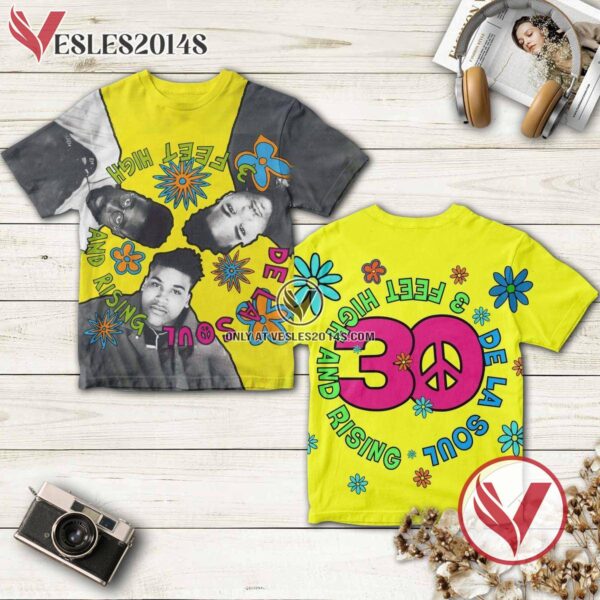 De La Soul 30 Years 3 Feet High And Rising Album Cover Shirt, Unique Gifts For Music Lovers - Vesles2014S