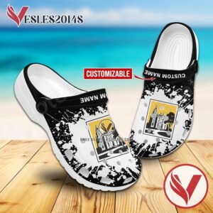 DePauw University Logo Crocs Clogs, Unique Footwear For Fans