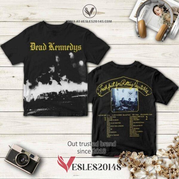 Dead Kennedys Band Fresh Fruit For Rotting Vegetables Album 3D T-Shirt, Perfect Gifts For Music Lovers - Vesles2014S
