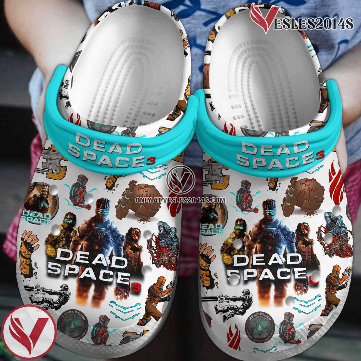 Dead Space 3 Game Crocs Crocband Clogs Shoes Comfortable For Men Women and Kids, Unique Gift From Vesles2014S