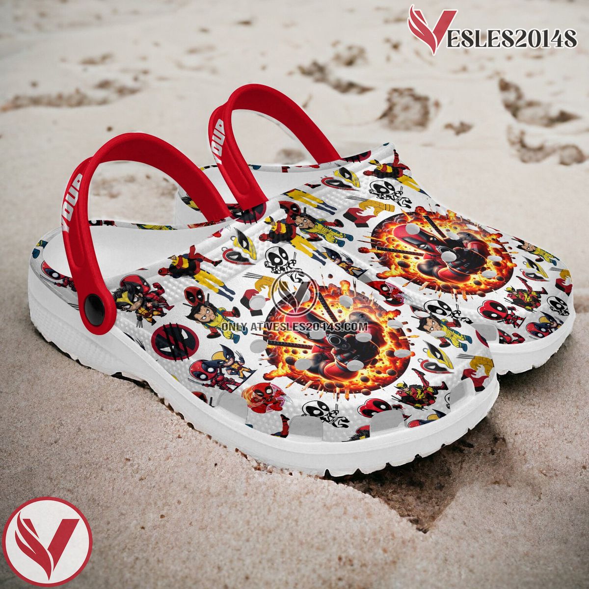 Deadpool And Wolverine Movie Crocs Crocband Clogs Shoes Comfortable For Men Women and Kids Style 1 - Vesles2014S 2